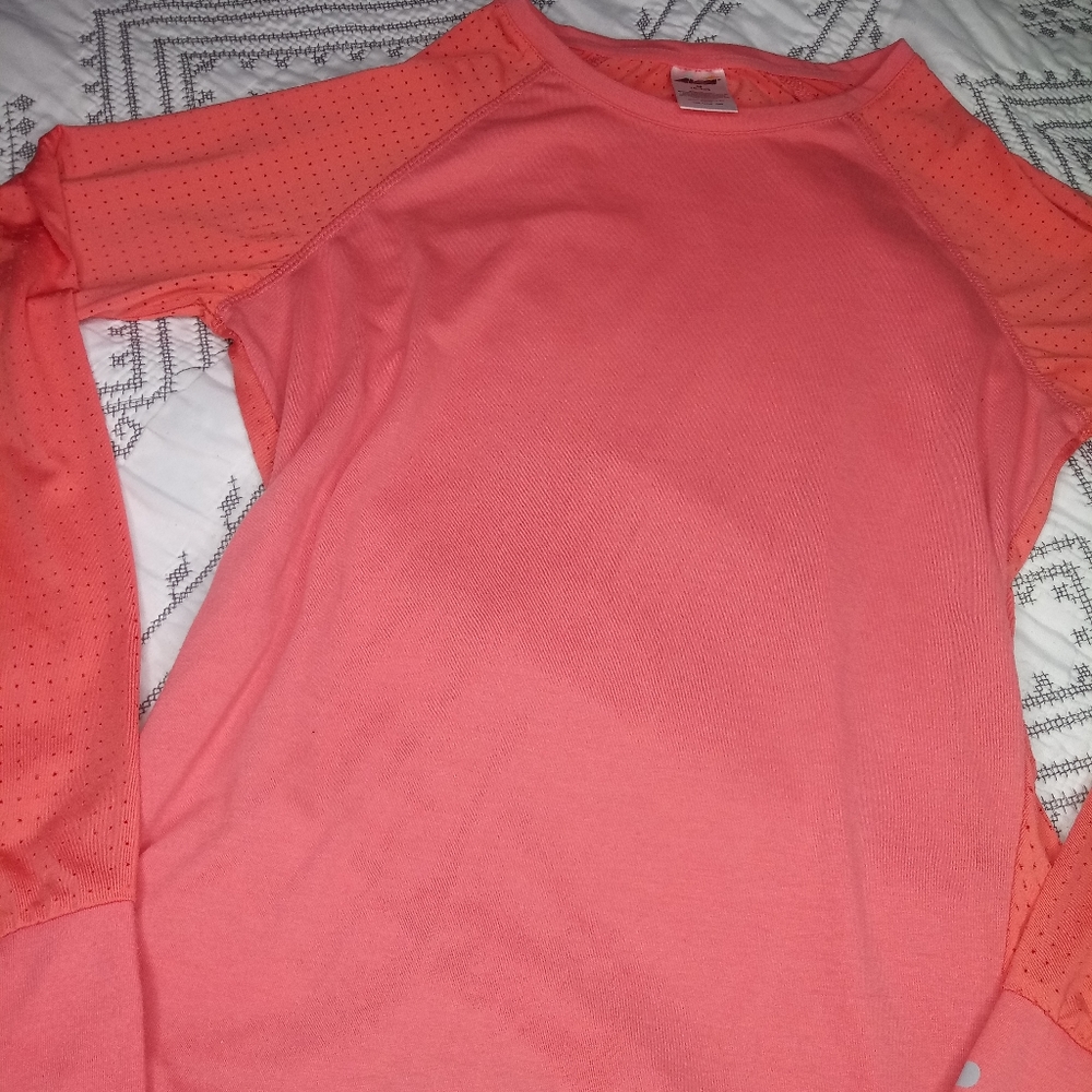 Pink long sleeve shirt